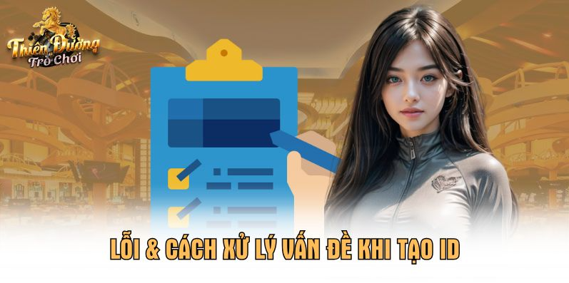 Lỗi & cách xử lý vấn đề khi tạo ID